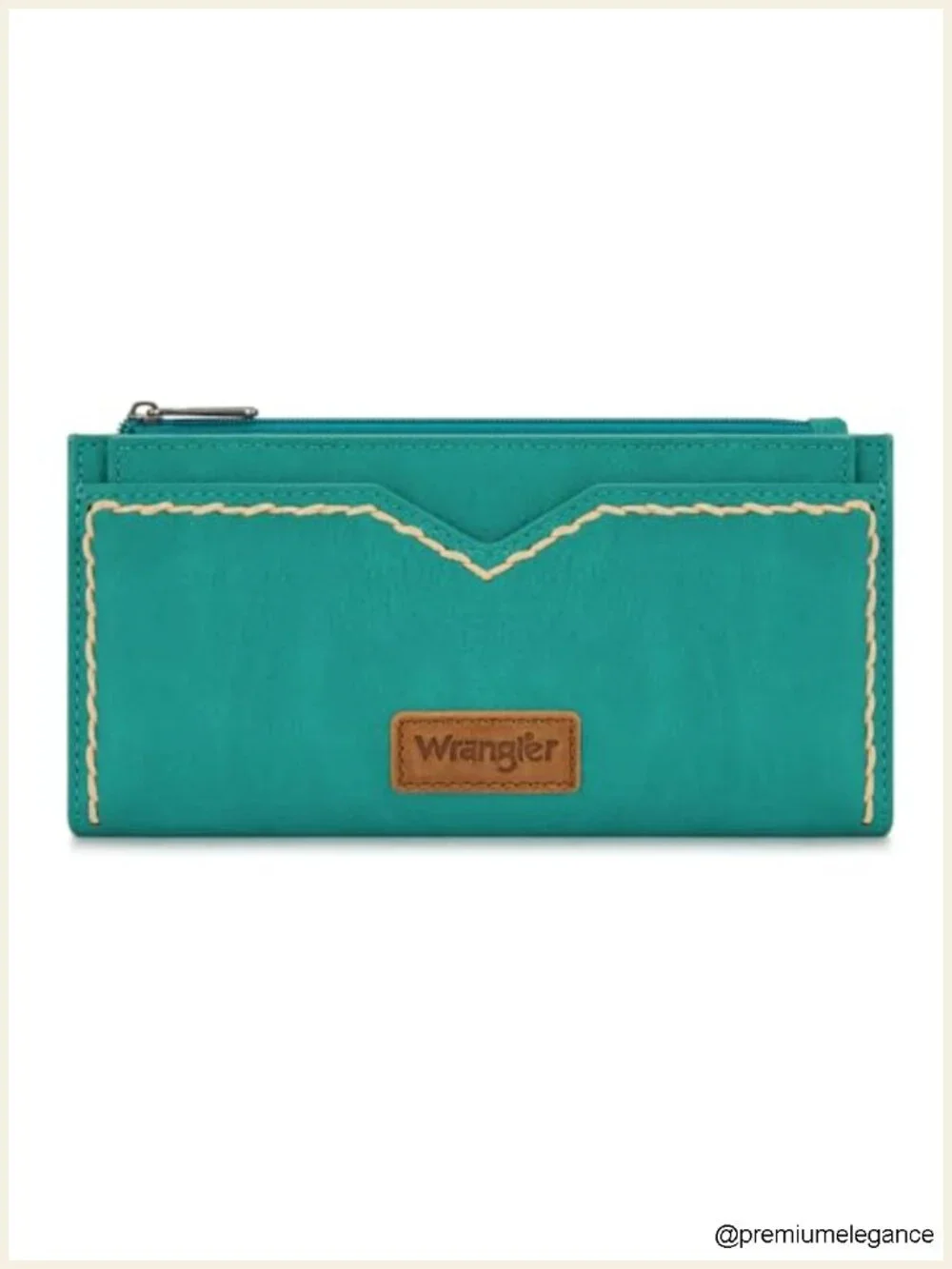 Faux Leather RFID Blocking Bifold Wallet with Zipper Coin Pocket